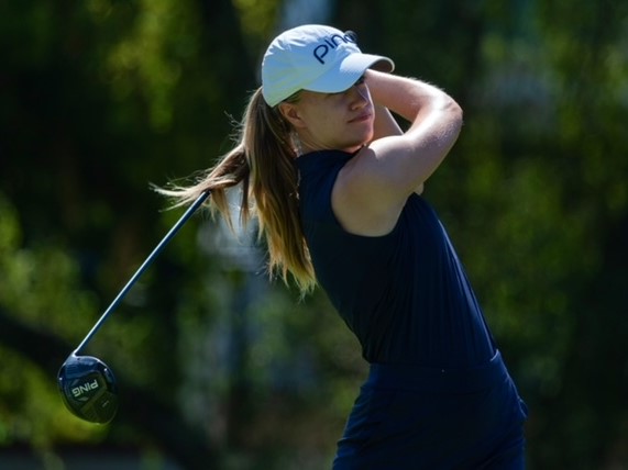 Proffgolfer blir samarbeidspartner. Michelle Forsland og Marianne Smith Magelie.