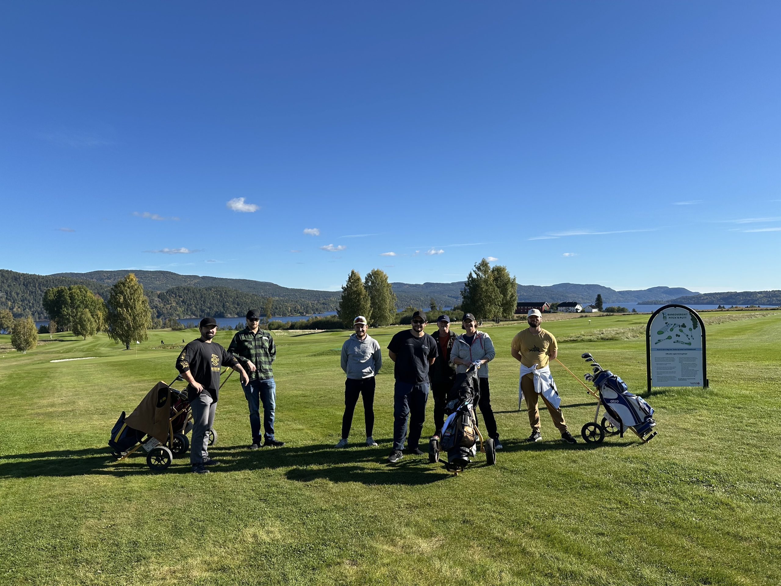 Fin gjeng på Norsjø Golfklubb